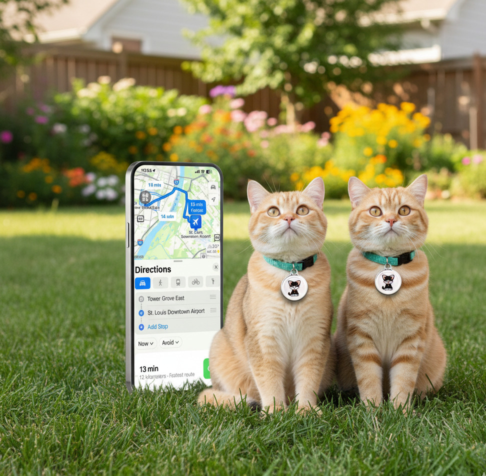 FXAJID Smart GPS Tracker for Dogs & Cats – Real-time Positioning, No Subscription FXAJID Smart GPS Tracker for Dogs & Cats – Real-time Positioning, No Subscription