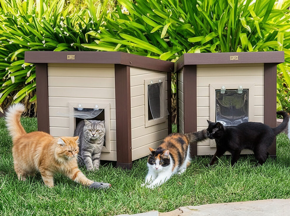 New Age Pet ECOFLEX Outdoor Cat House