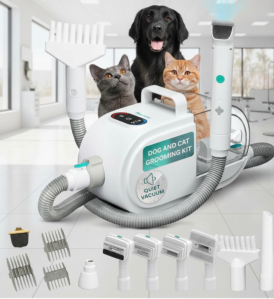 PetCove Dog Grooming Kit – Clippers, Nail Grinder & Blow Dryer PetCove Dog Grooming Kit – Clippers, Nail Grinder & Blow Dryer