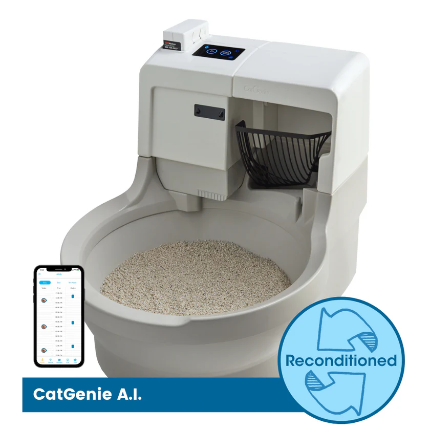 CatGenie A.I. — Self‑Cleaning Litter System with Washable Granules