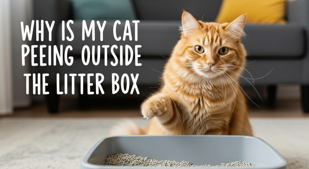 why is my cat peeing outside the litter box