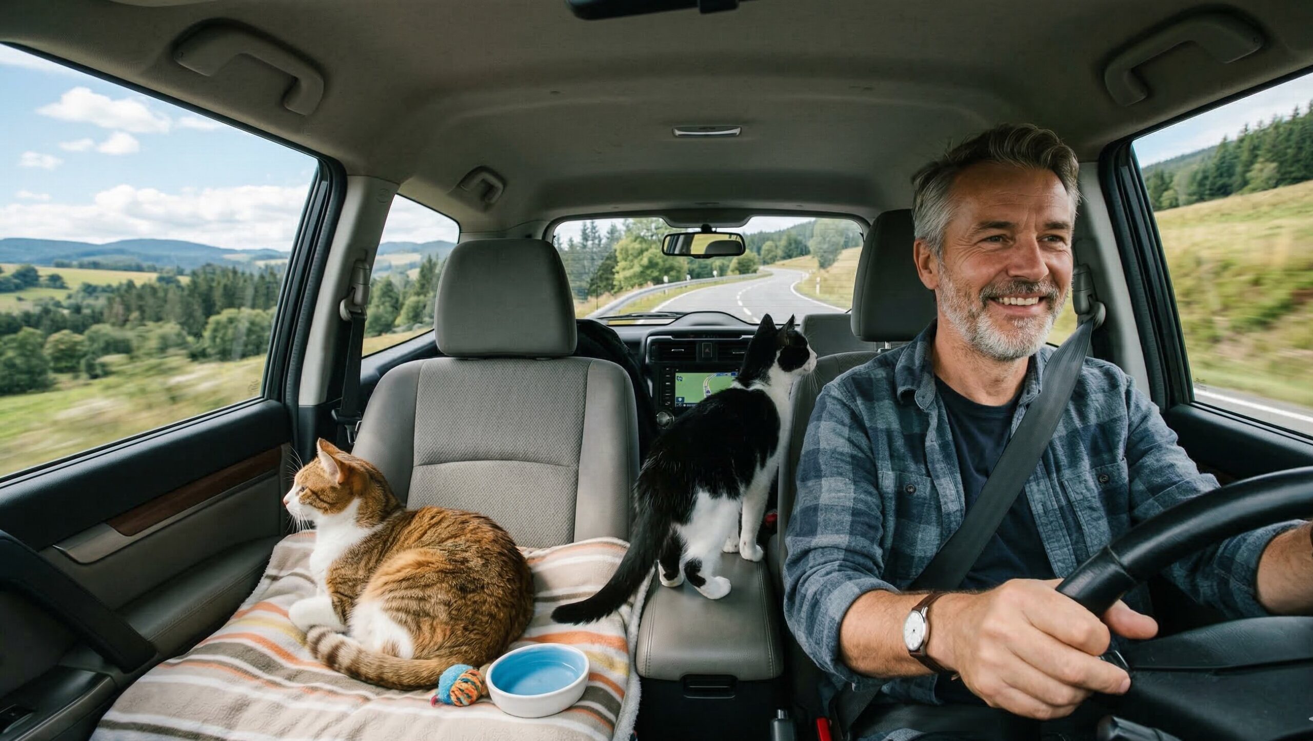 road-tripping-with-cats-feeding-stress